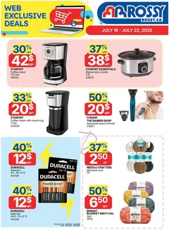 Rossy catalogue in Calgary | Great offer for bargain hunters | 2026-07-16T00:00:00.000Z - 2026-07-22T00:00:00.000Z
