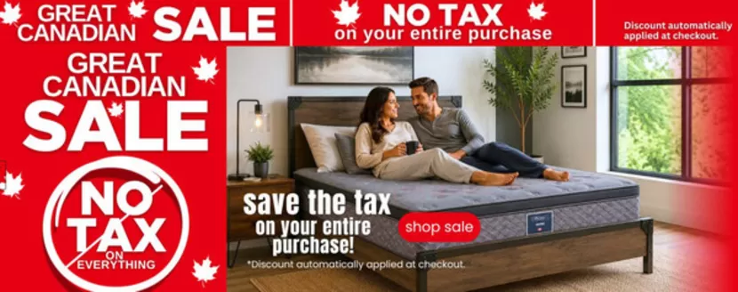 The Sleep Factory catalogue | Great Canadian sale | 2026-07-16T00:00:00.000Z - 2026-07-30T00:00:00.000Z