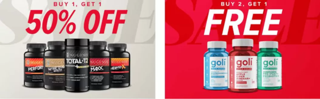 GNC catalogue | Buy one get one 50 % off | 2026-07-16T00:00:00.000Z - 2026-07-22T00:00:00.000Z