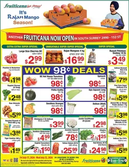 Fruiticana catalogue in Winnipeg | Fruiticana flyer | 2026-07-17T00:00:00.000Z - 2026-07-22T00:00:00.000Z