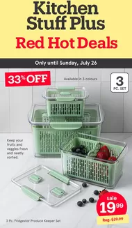 Kitchen Stuff Plus catalogue | Kitchen Stuff Plus weeky flyer | 2026-07-20T00:00:00.000Z - 2026-07-26T00:00:00.000Z