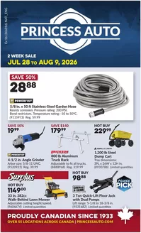 Princess Auto catalogue | Exclusive deals and bargains | 2026-07-28T00:00:00.000Z - 2026-08-09T00:00:00.000Z