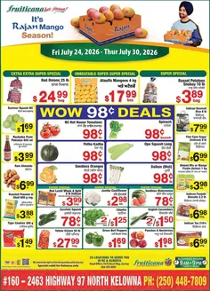 Fruiticana catalogue in Hamilton | Attractive special offers for everyone | 2026-07-24T00:00:00.000Z - 2026-07-30T00:00:00.000Z