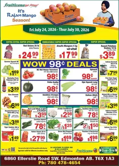 Fruiticana catalogue in Hamilton | Current special promotions | 2026-07-24T00:00:00.000Z - 2026-07-30T00:00:00.000Z
