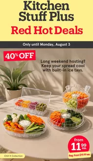 Kitchen Stuff Plus catalogue | Kitchen Stuff Plus weeky flyer | 2026-07-27T00:00:00.000Z - 2026-08-03T00:00:00.000Z