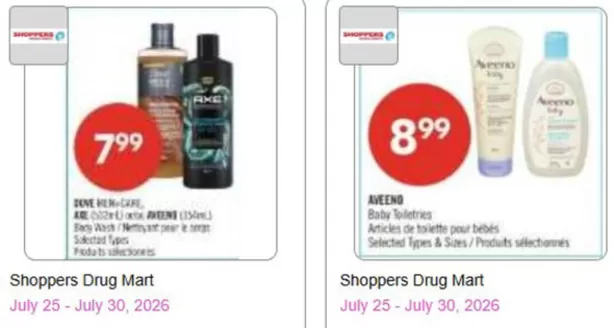 Aveeno catalogue | Weekly flyer | 2026-07-28T00:00:00.000Z - 2026-07-30T00:00:00.000Z