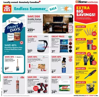 Home Hardware catalogue in Hamilton | Great offer for all customers | 2026-07-30T00:00:00.000Z - 2026-08-12T00:00:00.000Z