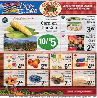 Country Grocer catalogue | Current bargains and offers | 2026-07-29T00:00:00.000Z - 2026-08-06T00:00:00.000Z