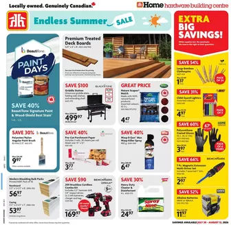 Home Hardware catalogue in Hamilton | Attractive special offers for everyone | 2026-07-30T00:00:00.000Z - 2026-08-12T00:00:00.000Z