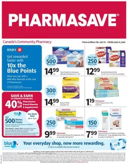 Pharmasave catalogue | Top offers for all bargain hunters | 2026-07-31T00:00:00.000Z - 2026-08-13T00:00:00.000Z