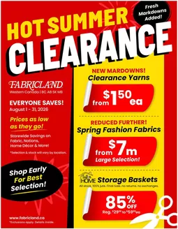 Fabricland catalogue | West Flyer | 2026-08-01T00:00:00.000Z - 2026-08-31T00:00:00.000Z