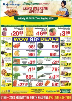 Fruiticana catalogue | Great discounts on selected products | 2026-07-31T00:00:00.000Z - 2026-08-06T00:00:00.000Z