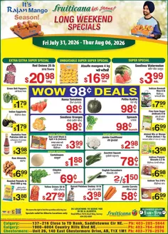 Fruiticana catalogue | Our best offers for you | 2026-07-31T00:00:00.000Z - 2026-08-06T00:00:00.000Z