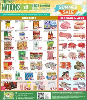 Nations Fresh Foods catalogue in Barrie | Summer sale  | 2026-08-03T00:00:00.000Z - 2026-08-06T00:00:00.000Z