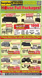 Surplus Furniture catalogue | Lethbridge Flyer August 3 to 23 | 2026-08-03T00:00:00.000Z - 2026-08-23T00:00:00.000Z