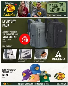 Cabela's catalogue | Back to school | 2026-08-06T00:00:00.000Z - 2026-08-19T00:00:00.000Z