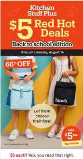 Kitchen Stuff Plus catalogue | Weekly flyer | 2026-08-10T00:00:00.000Z - 2026-08-16T00:00:00.000Z