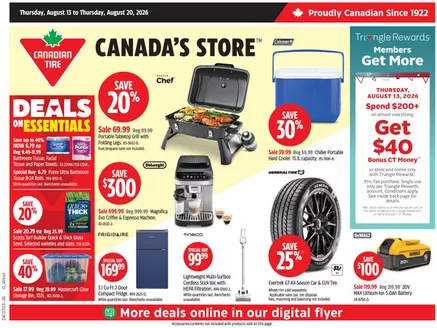 Canadian Tire catalogue in Parksville | Current bargains and offers | 2026-08-13T00:00:00.000Z - 2026-08-20T00:00:00.000Z