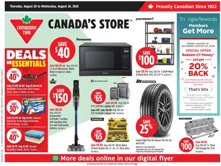 Canadian Tire catalogue | Special offers for you | 2026-08-20T00:00:00.000Z - 2026-08-26T00:00:00.000Z