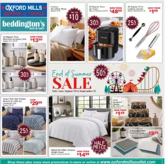 Beddington's catalogue | End of the su,mnmer sale  | 2026-08-19T00:00:00.000Z - 2026-08-25T00:00:00.000Z