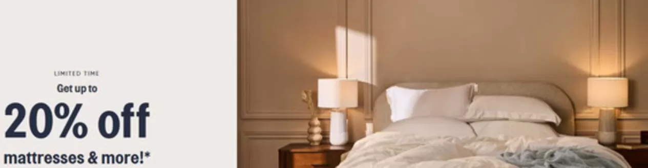 Sleep Country catalogue | Get up to 20 % off  | 2026-08-19T00:00:00.000Z - 2026-09-06T00:00:00.000Z