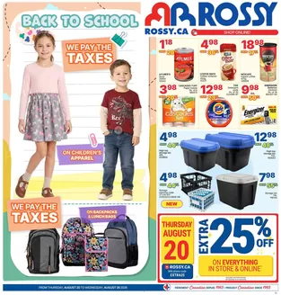 Rossy catalogue | Discounts and promotions | 2026-08-20T00:00:00.000Z - 2026-08-26T00:00:00.000Z