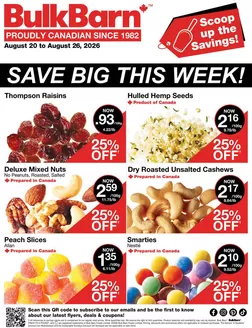 Bulk Barn catalogue in Campbell River | Save big this week | 2026-08-20T00:00:00.000Z - 2026-08-26T00:00:00.000Z