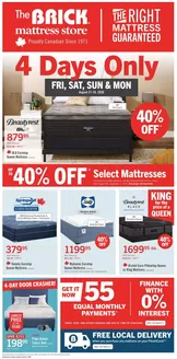 The Brick catalogue | Brick Mattress Store | 2026-08-20T00:00:00.000Z - 2026-09-02T00:00:00.000Z