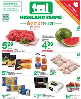Highland Farms catalogue | Highland Farms flyer | 2026-08-20T00:00:00.000Z - 2026-08-26T00:00:00.000Z