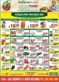 Fruiticana catalogue | Offers for bargain hunters | 2026-08-21T00:00:00.000Z - 2026-08-27T00:00:00.000Z