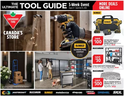 Canadian Tire catalogue in Stephenville Crossing | Save now with our deals | 2026-08-27T00:00:00.000Z - 2026-09-16T00:00:00.000Z
