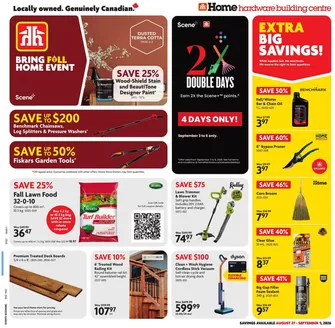 Home Hardware catalogue in Stephenville Crossing | Top offers for all bargain hunters | 2026-08-27T00:00:00.000Z - 2026-09-09T00:00:00.000Z