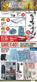 Bass Pro Shop catalogue | Labour day savings | 2026-09-01T00:00:00.000Z - 2026-09-09T00:00:00.000Z