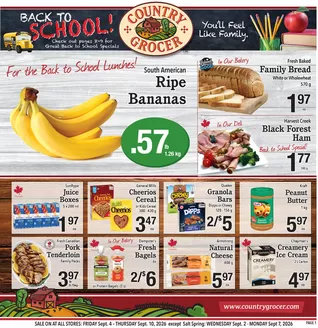 Country Grocer catalogue | Discover attractive offers | 2026-09-04T00:00:00.000Z - 2026-09-10T00:00:00.000Z
