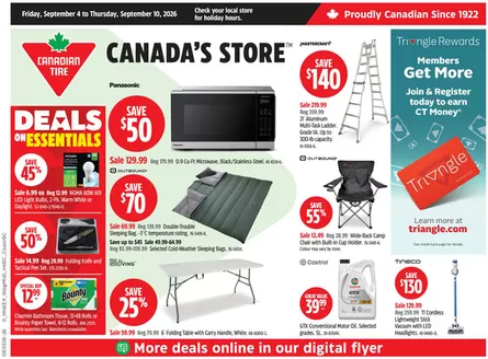 Canadian Tire catalogue | Current bargains and offers | 2026-09-04T00:00:00.000Z - 2026-09-10T00:00:00.000Z