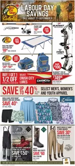 Cabela's catalogue | Labour day savings | 2026-09-02T00:00:00.000Z - 2026-09-09T00:00:00.000Z