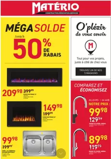 Matério catalogue | Méga Solde Jusqu'à 50 % De Rabais | 2026-09-09T00:00:00.000Z - 2026-09-16T00:00:00.000Z