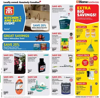 Home Hardware catalogue in Aylmer ON | Current special promotions | 2026-09-10T00:00:00.000Z - 2026-09-23T00:00:00.000Z