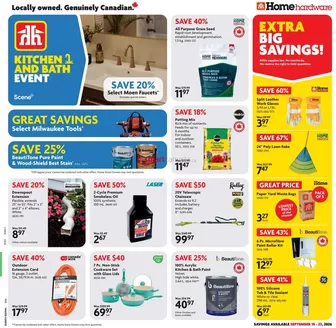 Home Hardware catalogue in Prince George | Current special promotions | 2026-09-10T00:00:00.000Z - 2026-09-23T00:00:00.000Z
