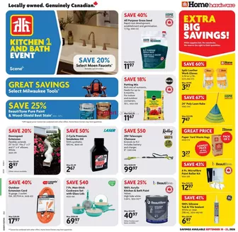Home Hardware catalogue in Tracadie-Sheila | Current special promotions | 2026-09-10T00:00:00.000Z - 2026-09-23T00:00:00.000Z