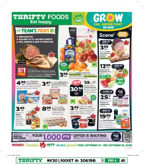 Thrifty Foods catalogue | Great offer for bargain hunters | 2026-09-10T00:00:00.000Z - 2026-09-16T00:00:00.000Z