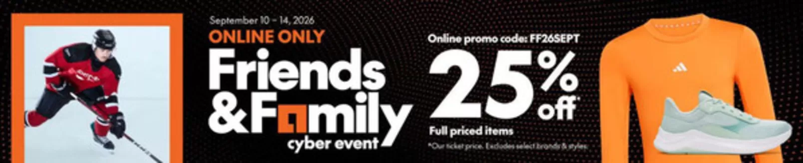 Sport Chek catalogue in Peterborough | 25% off | 2026-09-11T00:00:00.000Z - 2026-09-14T00:00:00.000Z