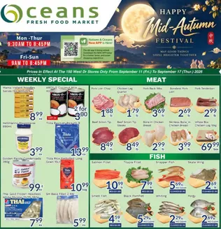 Oceans Fresh Food Market catalogue | Enjoy Special deals everyday | 2026-09-14T00:00:00.000Z - 2026-09-17T00:00:00.000Z