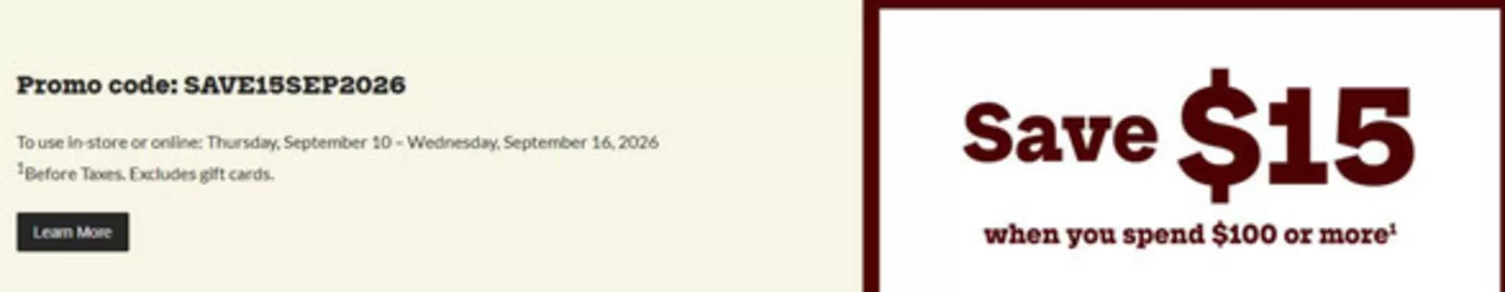 Mark's catalogue in Shawinigan | Save 15 $ | 2026-09-14T00:00:00.000Z - 2026-09-28T00:00:00.000Z