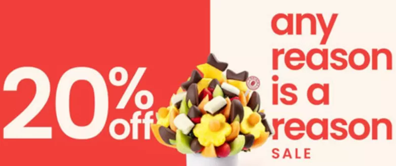 Edible Arrangements catalogue | 20 % off | 2026-09-15T00:00:00.000Z - 2026-09-29T00:00:00.000Z