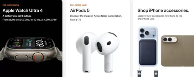 Apple catalogue in Orangeville | The latest. Take a look at what’s new. | 2026-09-16T00:00:00.000Z - 2026-10-18T00:00:00.000Z