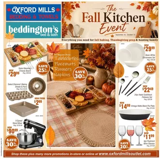 Beddington's catalogue | The Fall Kitchen Event . | 2026-09-17T00:00:00.000Z - 2026-10-13T00:00:00.000Z