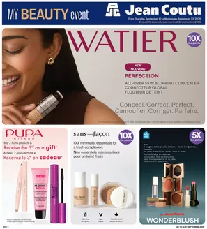 Jean Coutu catalogue | Top offers for smart savers | 2026-09-10T00:00:00.000Z - 2026-09-23T00:00:00.000Z