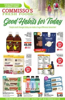 Commisso's Fresh Foods catalogue | Flyer sale prices in effect September 18-October 1 | 2026-09-18T00:00:00.000Z - 2026-10-01T00:00:00.000Z
