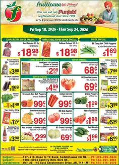Fruiticana catalogue | Attractive special offers for everyone | 2026-09-18T00:00:00.000Z - 2026-09-24T00:00:00.000Z